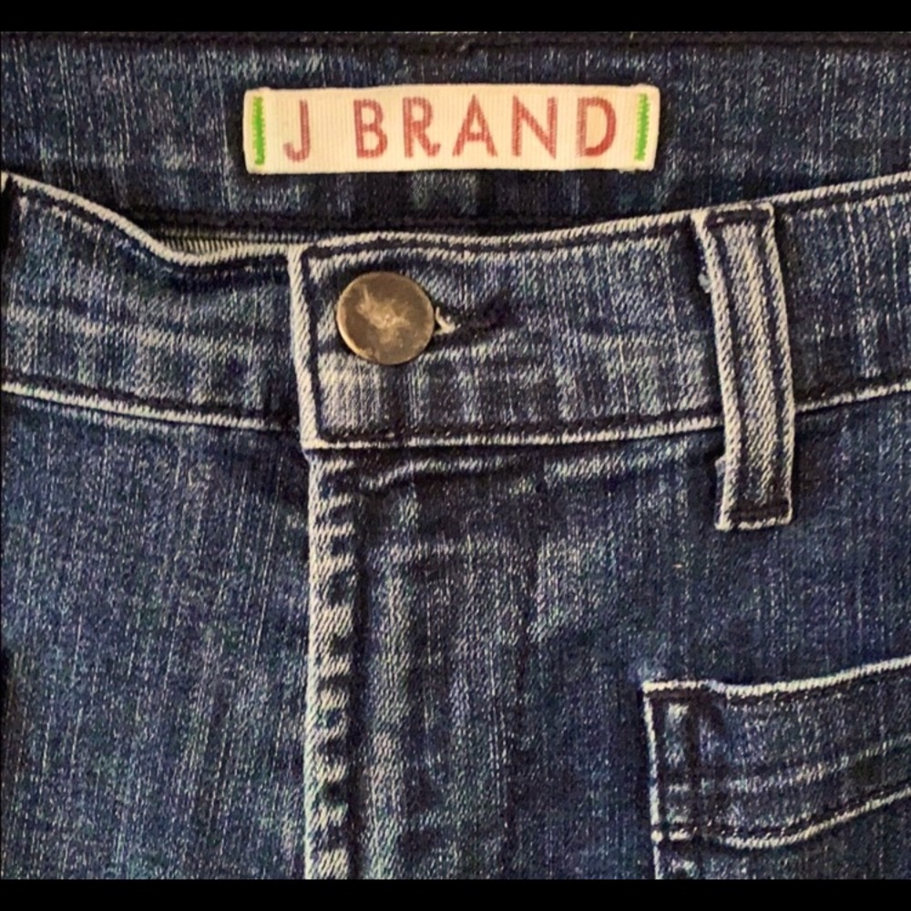 J Brand High Waisted Wide Leg Denim Pant